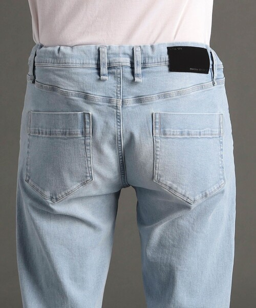 MONSIEUR NICOLE（ムッシュニコル）の「ヴィンテージストレッチ デニムパンツ（デニムパンツ・メンズ・サックスブルー/ブルー/ホワイト/ライトグレー・L/M）」の14枚目の写真