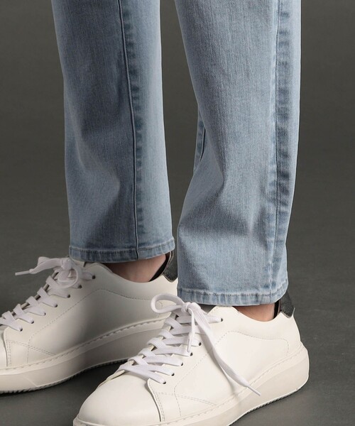 MONSIEUR NICOLE（ムッシュニコル）の「ヴィンテージストレッチ デニムパンツ（デニムパンツ・メンズ・サックスブルー/ブルー/ホワイト/ライトグレー・L/M）」の16枚目の写真