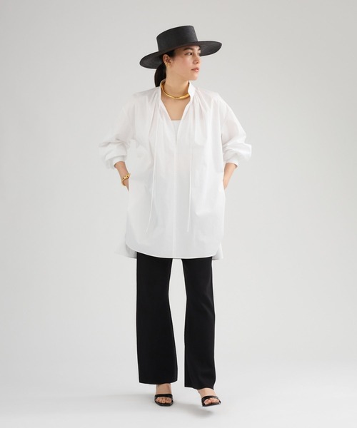 Chaos（カオス）の「Chaos(カオス)/ ヴィアーチュニックブラウス（シャツ/ブラウス・レディース・ホワイト・FREE）」の2枚目の写真