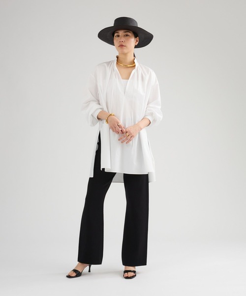 Chaos（カオス）の「Chaos(カオス)/ ヴィアーチュニックブラウス（シャツ/ブラウス・レディース・ホワイト・FREE）」の4枚目の写真