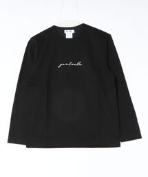 /Social GIRL/筆記体ロゴロングTシャツ