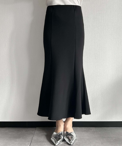 LOWO(ロワ)の「ロングマーメイドスカート(スカート・レディース・ブラック・S/M/L)」の7枚目の写真