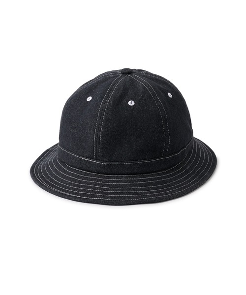 FTC（エフティーシー）の「DENIM BELL HAT（ハット・メンズ・ブラック/ブルー系その他・LARGE/MEDIUM）」の2枚目の写真