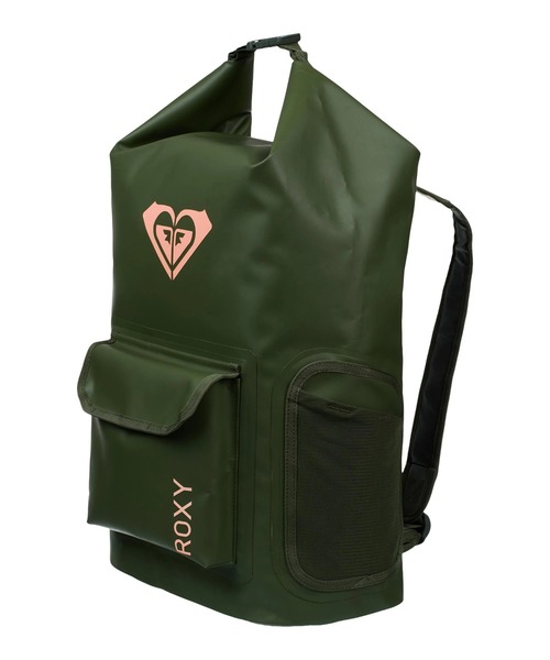 ROXY（ロキシー）の「ROXY ウィメンズ NEED IT バックパック/リュック 【2026年春夏モデル】/ロキシーターポリンウェットバッグ（バックパック/リュック・レディース・グリーン・FREE）」の7枚目の写真