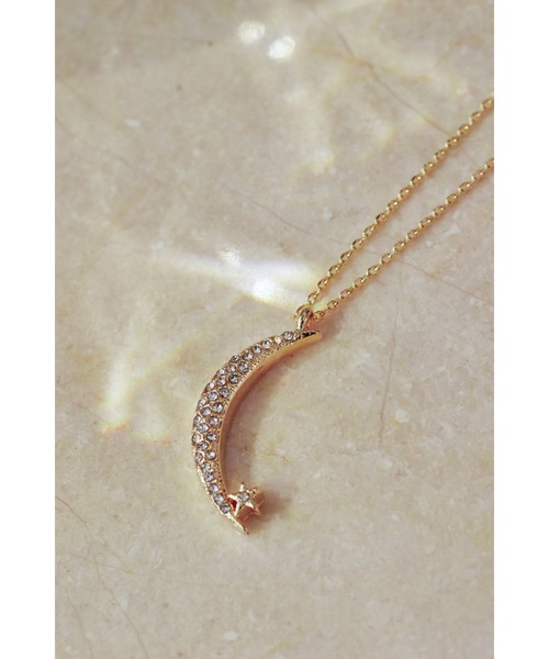 Luna Crystal Necklace（ネックレス）｜Her lip to（ハーリップトゥー 