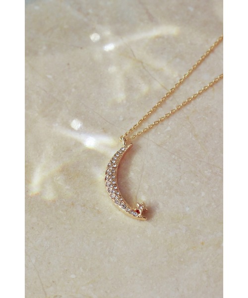 Luna Crystal Necklace（ネックレス）｜Her lip to（ハーリップトゥー 