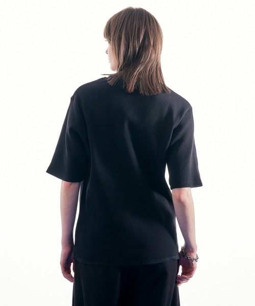 SELLE GLANT(セレグランテ)の「HENRY NECK THERMAL TSHIRT/ヘンリーネックサーマルTシャツ(Tシャツ/カットソー・メンズ・グレー/ボルドー/ブラック・LARGE/SMALL/MEDIUM)」の9枚目の写真