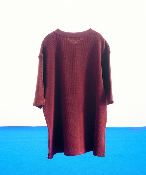 SELLE GLANT(セレグランテ)の「HENRY NECK THERMAL TSHIRT/ヘンリーネックサーマルTシャツ(Tシャツ/カットソー・メンズ・グレー/ボルドー/ブラック・LARGE/SMALL/MEDIUM)」の14枚目の写真