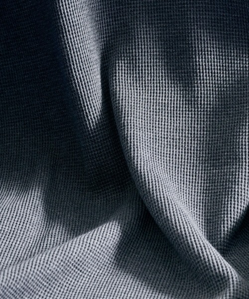 SELLE GLANT(セレグランテ)の「HENRY NECK THERMAL TSHIRT/ヘンリーネックサーマルTシャツ(Tシャツ/カットソー・メンズ・グレー/ボルドー/ブラック・LARGE/SMALL/MEDIUM)」の18枚目の写真