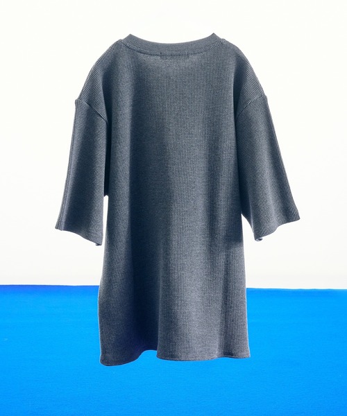 SELLE GLANT(セレグランテ)の「HENRY NECK THERMAL TSHIRT/ヘンリーネックサーマルTシャツ(Tシャツ/カットソー・メンズ・グレー/ボルドー/ブラック・LARGE/SMALL/MEDIUM)」の17枚目の写真