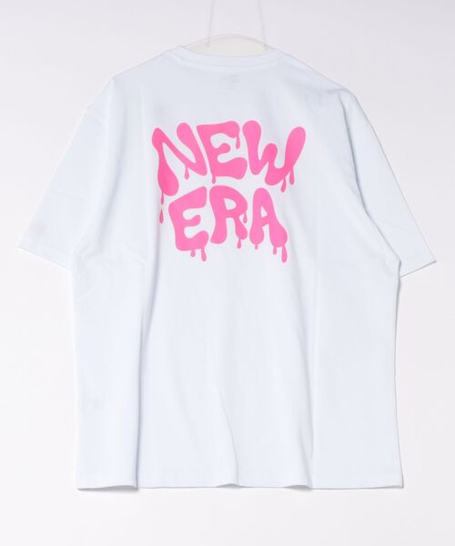 NEW ERA(ニューエラ)の「NEW ERA/ニューエラ レディース Tシャツ オーバーサイズ SS OS CT TEE ART DRIP(Tシャツ/カットソー・レディース・ブラック/ホワイト・M/L)」の4枚目の写真