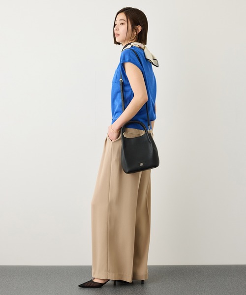 ROPE'（ロペ）の「2WAYキューブボックスレザーハンドバッグ（ハンドバッグ・レディース・キャメル/チャコールグレー/ブラック・FREE）」の19枚目の写真