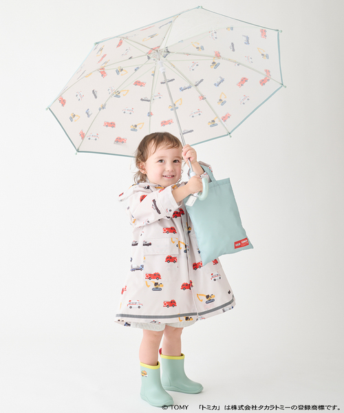 petit main（プティマイン）の「【TOMICA】レインブーツ（レインシューズ・キッズ・ネイビー/ライトグリーン・17cm/18cm/16cm/15cm）」の4枚目の写真