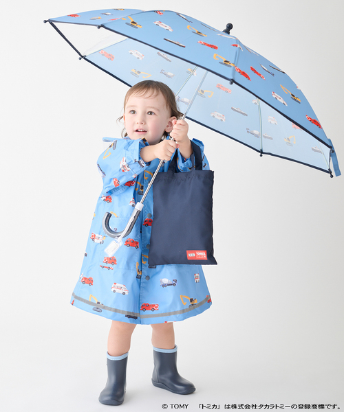 petit main（プティマイン）の「【TOMICA】レインブーツ（レインシューズ・キッズ・ネイビー/ライトグリーン・17cm/18cm/16cm/15cm）」の5枚目の写真