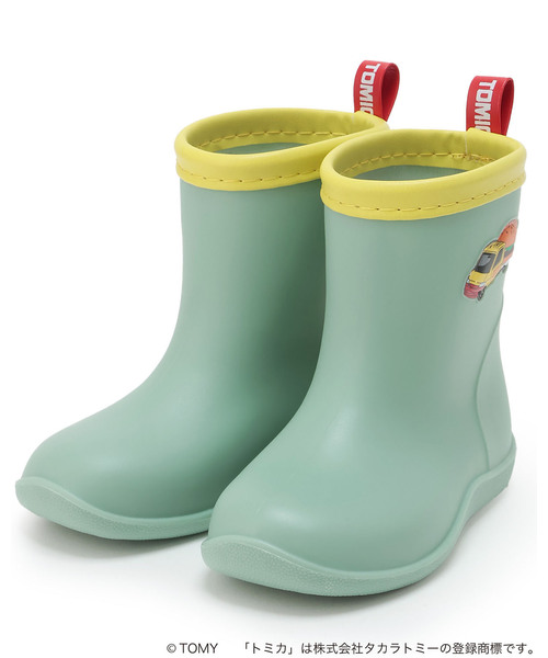 petit main（プティマイン）の「【TOMICA】レインブーツ（レインシューズ・キッズ・ネイビー/ライトグリーン・17cm/18cm/16cm/15cm）」の7枚目の写真