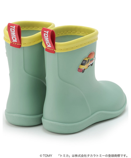 petit main（プティマイン）の「【TOMICA】レインブーツ（レインシューズ・キッズ・ネイビー/ライトグリーン・17cm/18cm/16cm/15cm）」の8枚目の写真