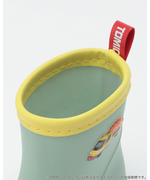 petit main（プティマイン）の「【TOMICA】レインブーツ（レインシューズ・キッズ・ネイビー/ライトグリーン・17cm/18cm/16cm/15cm）」の9枚目の写真