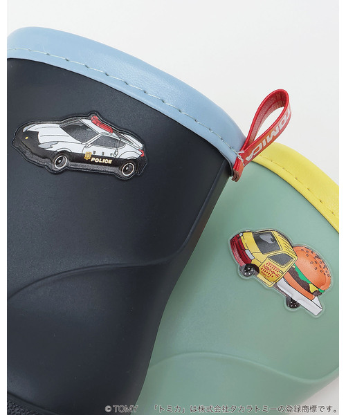 petit main（プティマイン）の「【TOMICA】レインブーツ（レインシューズ・キッズ・ネイビー/ライトグリーン・17cm/18cm/16cm/15cm）」の14枚目の写真