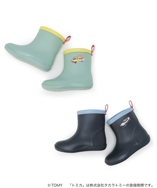 petit main（プティマイン）の「【TOMICA】レインブーツ（レインシューズ・キッズ・ネイビー/ライトグリーン・17cm/18cm/16cm/15cm）」の15枚目の写真