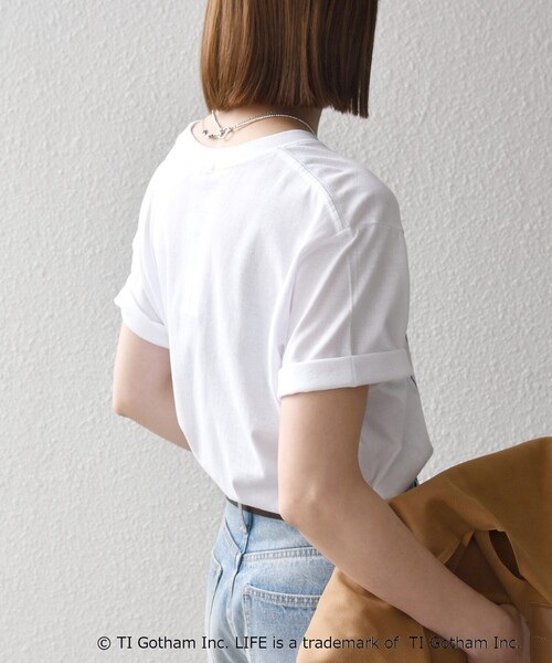 GOOD ROCK SPEED(グッドロックスピード)の「GOOD ROCK SPEED:〈洗濯機可能〉LPC ロゴ フォト プリント TEE(Tシャツ/カットソー・レディース・チャコールグレー/ライトブルー/ホワイト・MEDIUM/LARGE)」の8枚目の写真