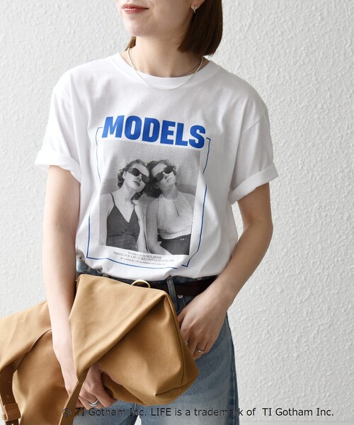 GOOD ROCK SPEED(グッドロックスピード)の「GOOD ROCK SPEED:〈洗濯機可能〉LPC ロゴ フォト プリント TEE(Tシャツ/カットソー・レディース・チャコールグレー/ライトブルー/ホワイト・MEDIUM/LARGE)」の10枚目の写真