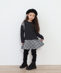 FUNALIVE（ファンアライブ）の「ドット柄ドルマンスリーブ 長袖ワンピース（ワンピース）」