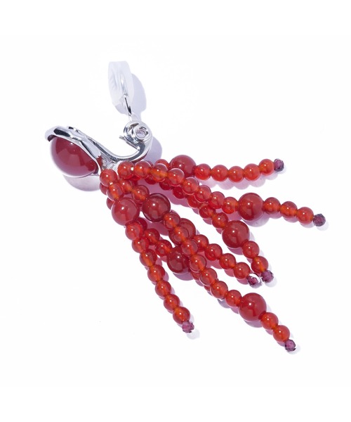 IRIS47(イリスフォーセブン)の「【IRIS 47】tarantella red agate earring/タランテラ レッドアゲート イヤリング BO250(イヤリング・レディース・レッド・FREE)」の3枚目の写真