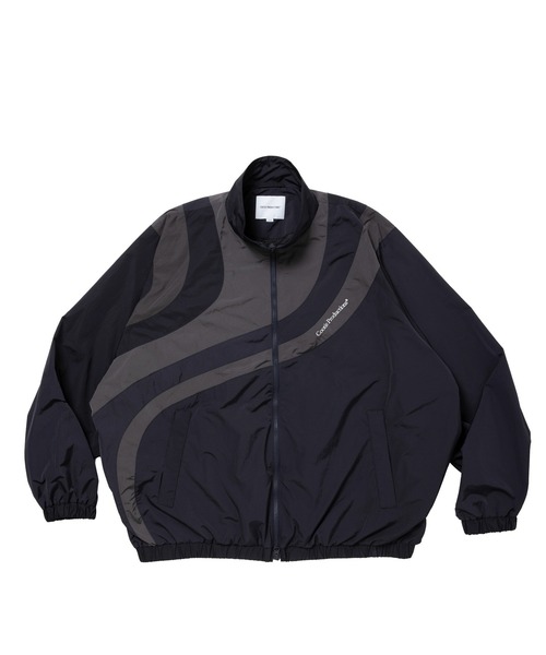 COOTIE PRODUCTIONS(クーティープロダクションズ)の「Nylon Paneling Track Jacket(ブルゾン・メンズ・ブラック/ネイビー・MEDIUM/X-LARGE/LARGE/SMALL)」の2枚目の写真