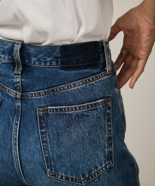 SALON adam et rope'（サロン アダム エ ロペ）の「COTTON USAセミフレアデニム 4（デニムパンツ・レディース・ブルー系その他6/サックスブルー・X-SMALL/S/M）」の22枚目の写真