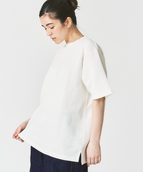 417 EDIFICE（フォーワンセブンエディフィス）の「utility everyday Tシャツ  ”接触冷感＆速乾＆アンチピリング”（Tシャツ/カットソー・メンズ・チャコールグレー/ブルー/グレー/ホワイト/ブラック・X-LARGE/LARGE/MEDIUM/SMALL/XX-LARGE）」の8枚目の写真