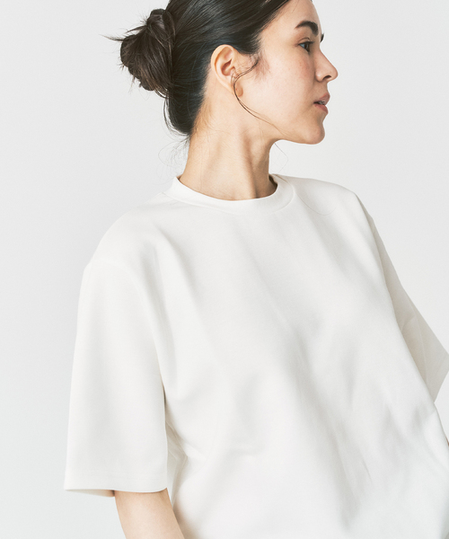 417 EDIFICE（フォーワンセブンエディフィス）の「utility everyday Tシャツ  ”接触冷感＆速乾＆アンチピリング”（Tシャツ/カットソー・メンズ・チャコールグレー/ブルー/グレー/ホワイト/ブラック・X-LARGE/LARGE/MEDIUM/SMALL/XX-LARGE）」の9枚目の写真