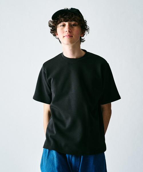 417 EDIFICE（フォーワンセブンエディフィス）の「utility everyday Tシャツ  ”接触冷感＆速乾＆アンチピリング”（Tシャツ/カットソー・メンズ・チャコールグレー/ブルー/グレー/ホワイト/ブラック・X-LARGE/LARGE/MEDIUM/SMALL/XX-LARGE）」の12枚目の写真