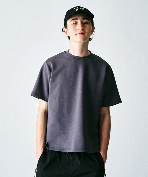 417 EDIFICE（フォーワンセブンエディフィス）の「utility everyday Tシャツ  ”接触冷感＆速乾＆アンチピリング”（Tシャツ/カットソー・メンズ・チャコールグレー/ブルー/グレー/ホワイト/ブラック・X-LARGE/LARGE/MEDIUM/SMALL/XX-LARGE）」の17枚目の写真