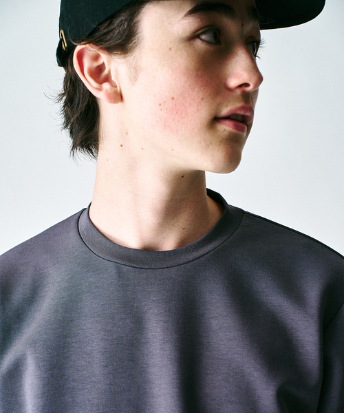 417 EDIFICE（フォーワンセブンエディフィス）の「utility everyday Tシャツ  ”接触冷感＆速乾＆アンチピリング”（Tシャツ/カットソー・メンズ・チャコールグレー/ブルー/グレー/ホワイト/ブラック・X-LARGE/LARGE/MEDIUM/SMALL/XX-LARGE）」の19枚目の写真