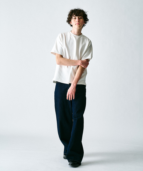 417 EDIFICE(フォーワンセブンエディフィス)の「utility everyday Tシャツ ”接触冷感&速乾&アンチピリング”(Tシャツ/カットソー・メンズ・チャコールグレー/ブルー/グレー/ホワイト/ブラック・X-LARGE/LARGE/MEDIUM/SMALL/XX-LARGE)」の10枚目の写真