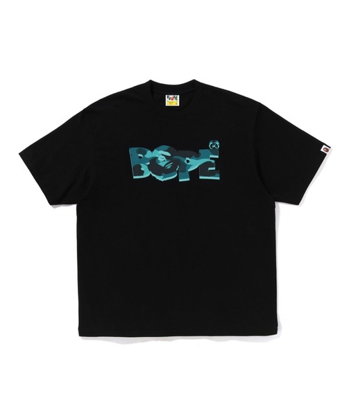 A BATHING APE(アベイシングエイプ)の「COLOR CAMO BAPE LOGO RELAXED FIT TEE(Tシャツ/カットソー・メンズ・パープル/ブラック/ホワイト・MEDIUM/SMALL/X-LARGE/XX-LARGE/LARGE)」の1枚目の写真