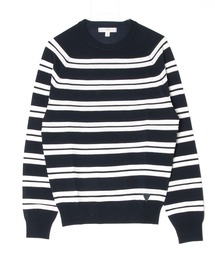 LARRIE Raglan Striped Sweater セーター
