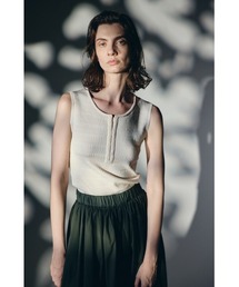 RIM.ARK | 【PRE ORDER】Round neck hook tank ラウンドネック フック タンク(タンクトップ)