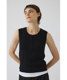 RIM.ARK | Round neck hook tank ラウンドネック フック タンク(タンクトップ)