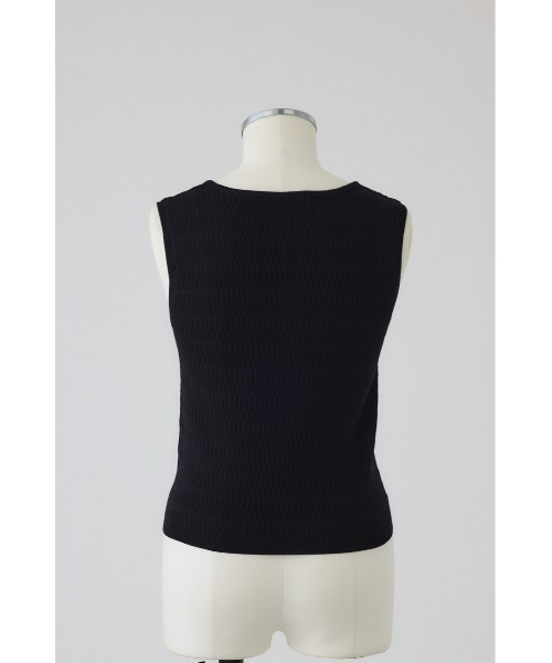 RIM.ARK（リムアーク）の「【PRE ORDER】Round neck hook tank ラウンドネック フック タンク（タンクトップ・レディース・ライトカーキ/アイボリー/ブラック/グレー・FREE）」の7枚目の写真