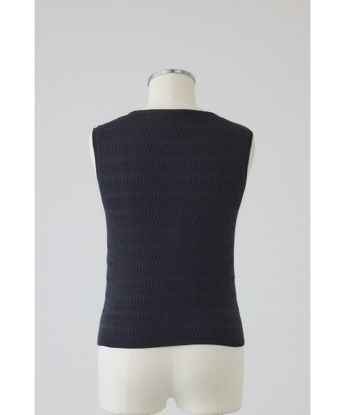 RIM.ARK（リムアーク）の「【PRE ORDER】Round neck hook tank ラウンドネック フック タンク（タンクトップ・レディース・ライトカーキ/アイボリー/ブラック/グレー・FREE）」の10枚目の写真