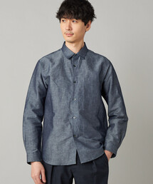 COMME CA MEN（コムサメン）の「リネンダンガリー レギュラーカラーシャツ（シャツ/ブラウス）」