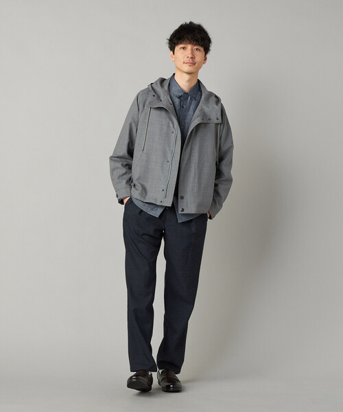 COMME CA MEN(コムサメン)の「リネンダンガリー レギュラーカラーシャツ(シャツ/ブラウス・メンズ・ブルー/ネイビー・M/L/S)」の3枚目の写真
