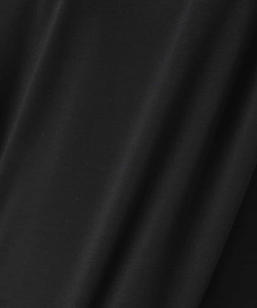 MK MICHEL KLEIN（エムケーミッシェルクラン）の「2wayネックデザインポンチカットソー/接触冷感/UVカット/洗える（Tシャツ/カットソー・レディース・ベージュ/ブラック・38）」の3枚目の写真
