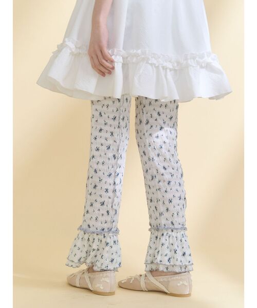 merry jenny(メリージェニー)の「ストレッチティアードフリルパンツ(その他パンツ・レディース・その他1/オフホワイト・FREE)」の9枚目の写真