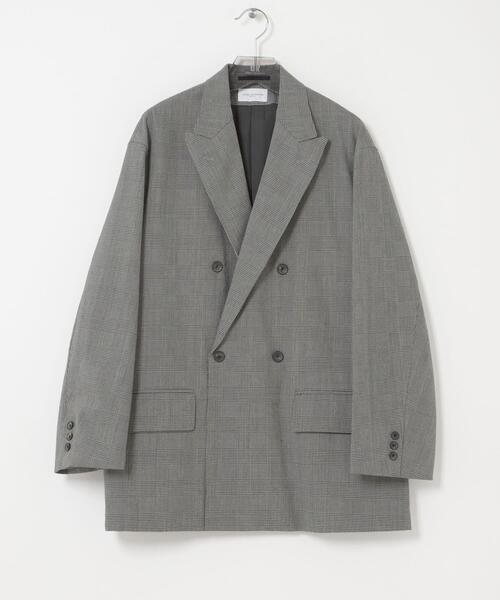 URBAN RESEARCH(アーバンリサーチ)の「new basic HIGH TWIST WOOL W JACKET(その他アウター・メンズ・ブラック/チェック・MEDIUM/LARGE/X-LARGE)」の5枚目の写真