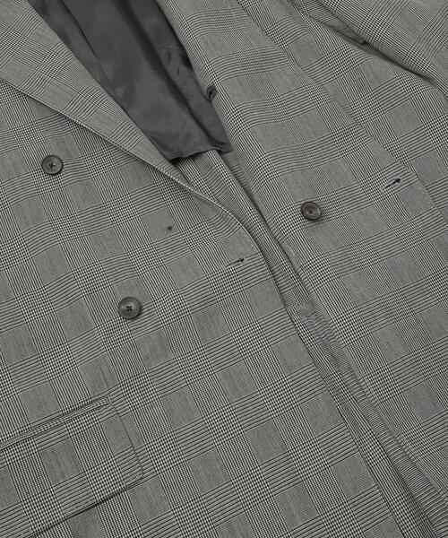 URBAN RESEARCH(アーバンリサーチ)の「new basic HIGH TWIST WOOL W JACKET(その他アウター・メンズ・ブラック/チェック・MEDIUM/LARGE/X-LARGE)」の6枚目の写真