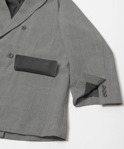 URBAN RESEARCH(アーバンリサーチ)の「new basic HIGH TWIST WOOL W JACKET(その他アウター・メンズ・ブラック/チェック・MEDIUM/LARGE/X-LARGE)」の7枚目の写真