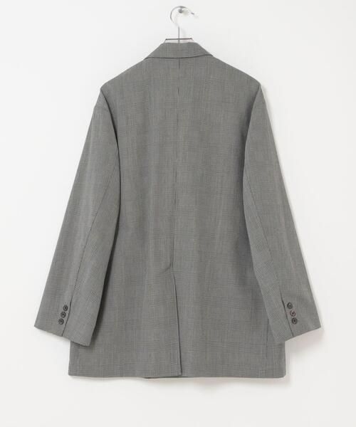 URBAN RESEARCH(アーバンリサーチ)の「new basic HIGH TWIST WOOL W JACKET(その他アウター・メンズ・ブラック/チェック・MEDIUM/LARGE/X-LARGE)」の9枚目の写真
