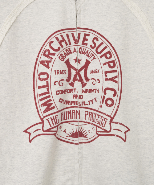 Millo Archive（ミロ アーカイブ）の「デニッシュボルドジップアップ [ホワイトメランジ]（ナイロンジャケット・メンズ・その他・MEDIUM/LARGE/X-LARGE）」の3枚目の写真